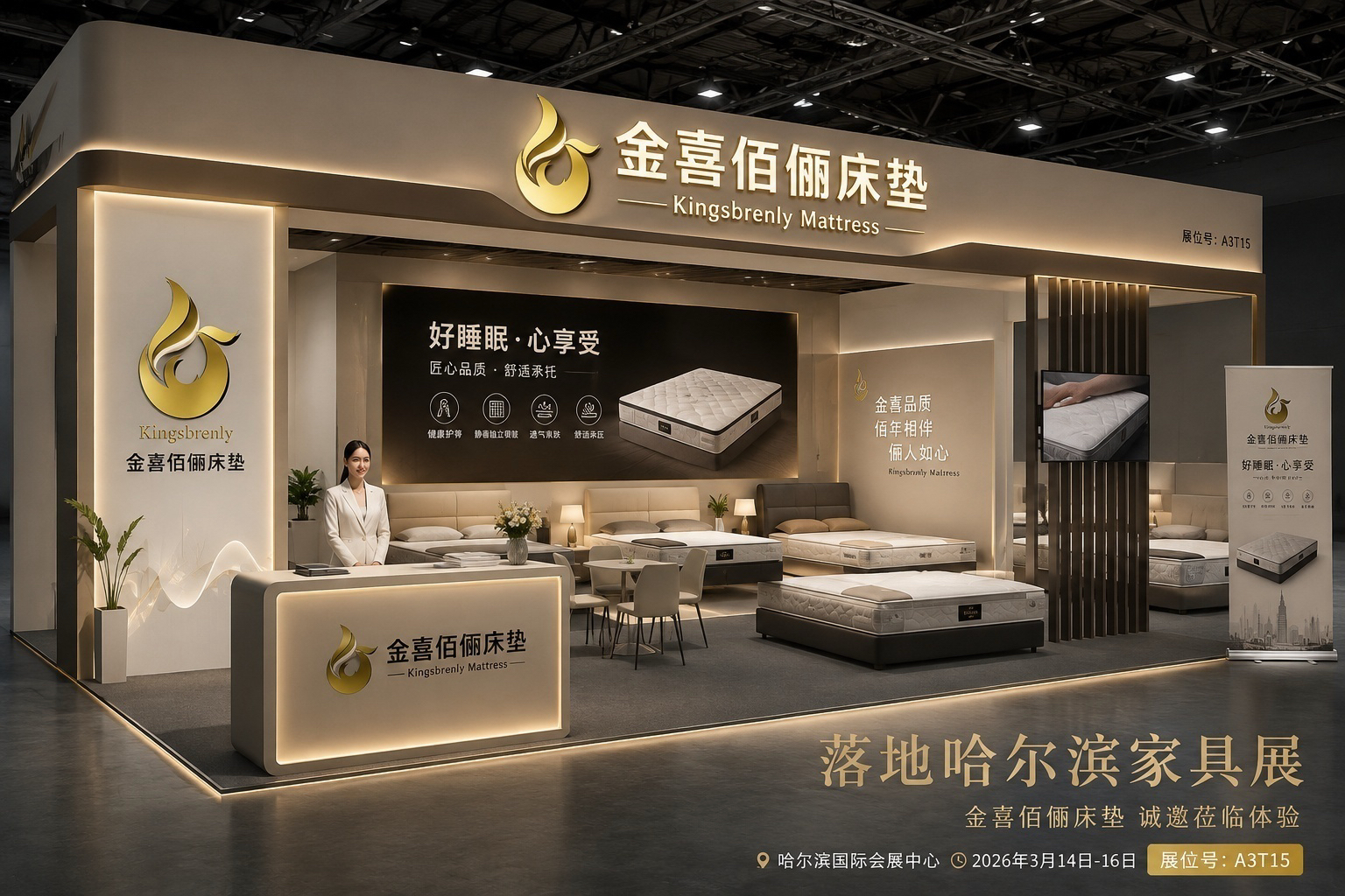 哈尔滨家具展展位效果图