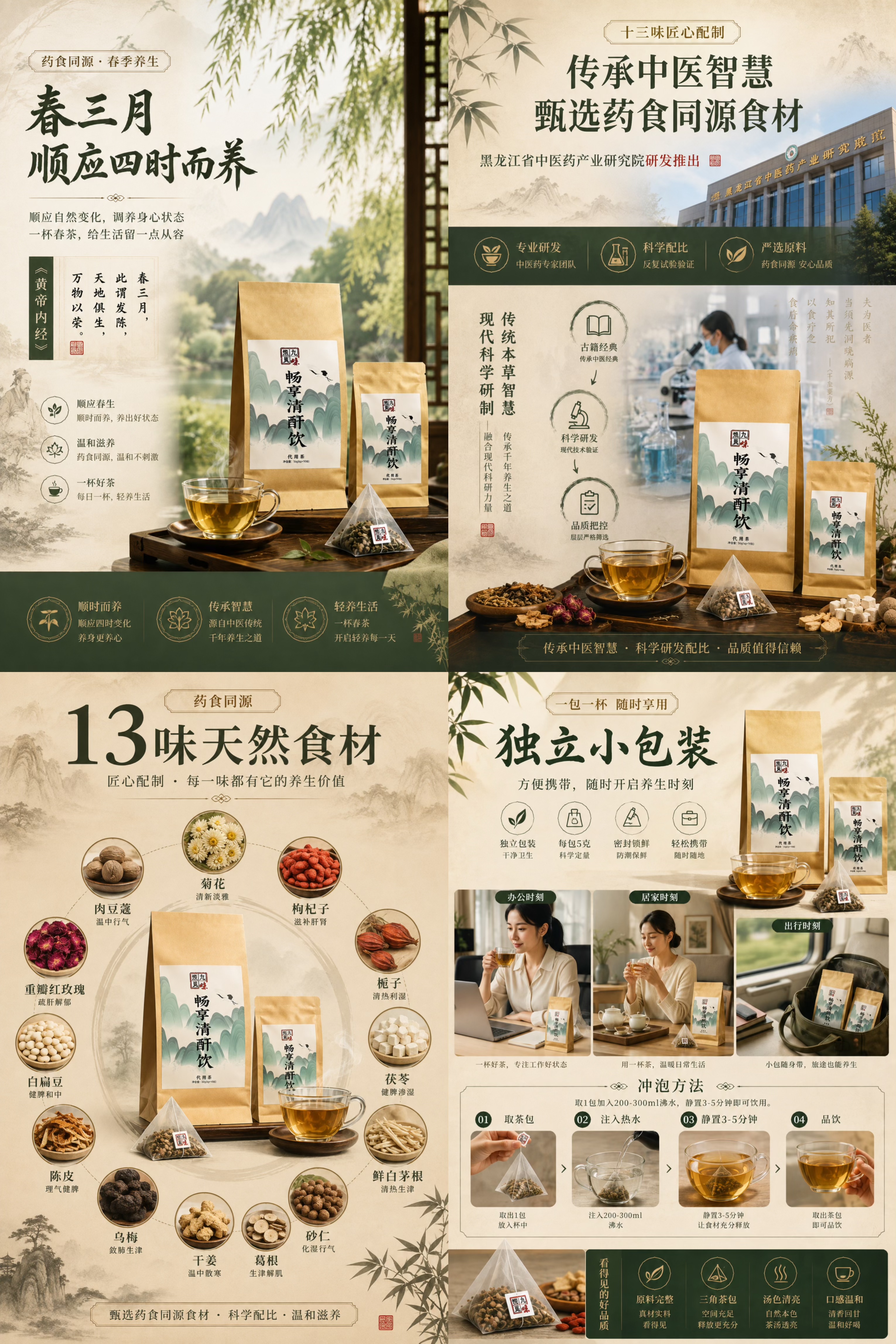 药食同源茶饮电商主图